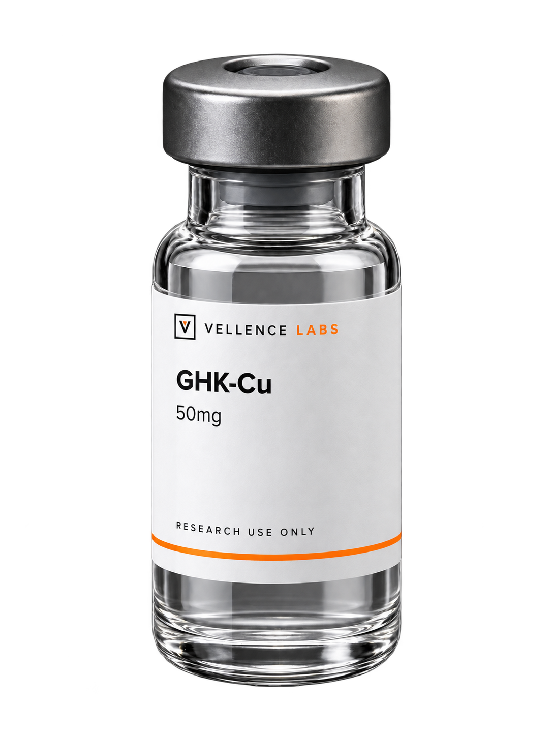 Vellence Labs GHK-Cu 50mg research vial, research use only